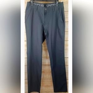 Under Armour Airvent Heat Gear Loose Fit Black Golf Pants 1293914 Size 34 NWT
